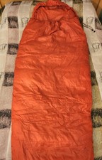 THE NORTH FACE Orange Down Sleeping Bag 32"x82"