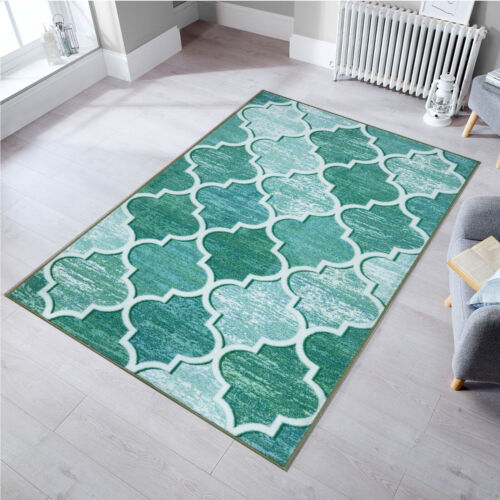 Rutschfeste Großflächenteppiche Wohnzimmer Teppichteppichteppiche Flurläufer Küche Bodenmatte - Bild 23 von 32