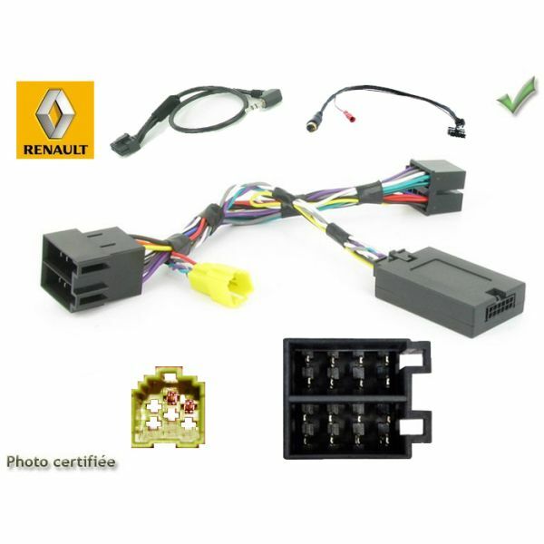 Commande volant Renault Scenic 2005 2006 2007 2008 2009 faisceau ISO Update List