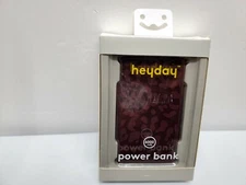 Heyday Power Bank 6000 mAh - Mulberry, USB-C & USB-A Power Ports
