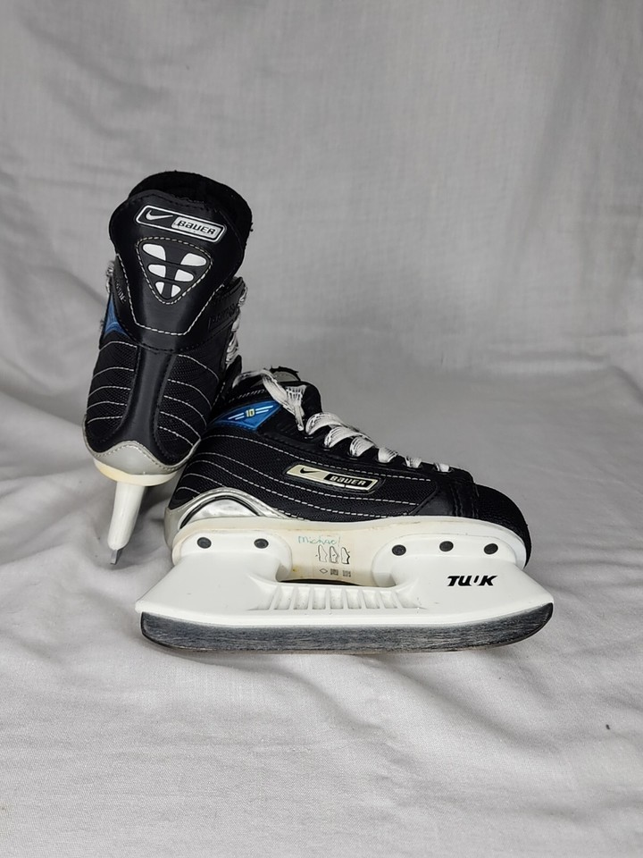 Nike Bauer Ice Skates supreme one95 Hockey Skates Size YOUTH SZ 11 eBay