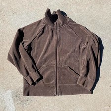 Vintage Y2k Brown Everlast Women’s Zip Up Velvet Jacket