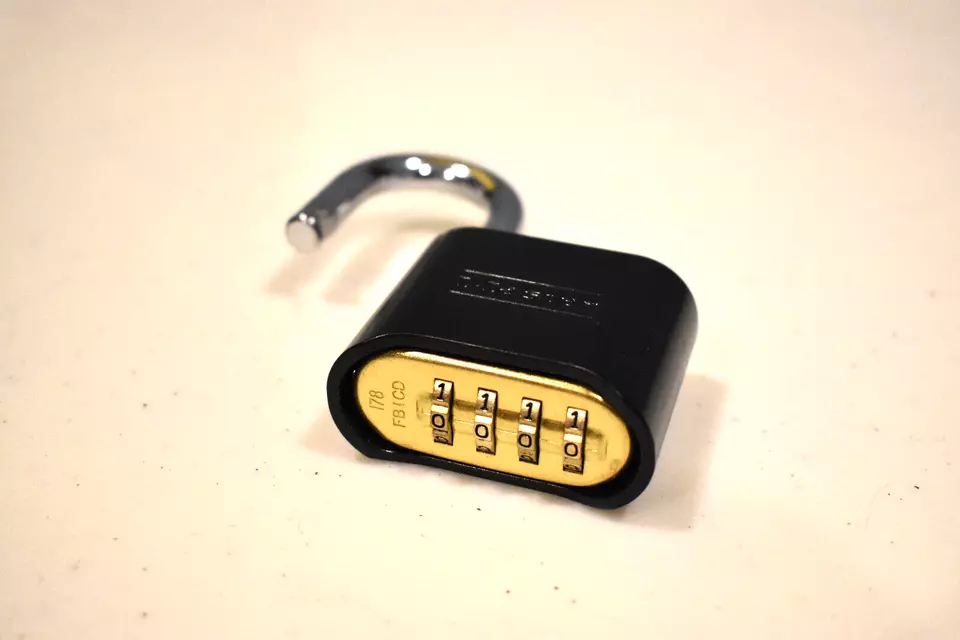 178BLK Master Lock Construction Padlock Black "Set-Your-Own Combination Padlock" - Image 2 of 3