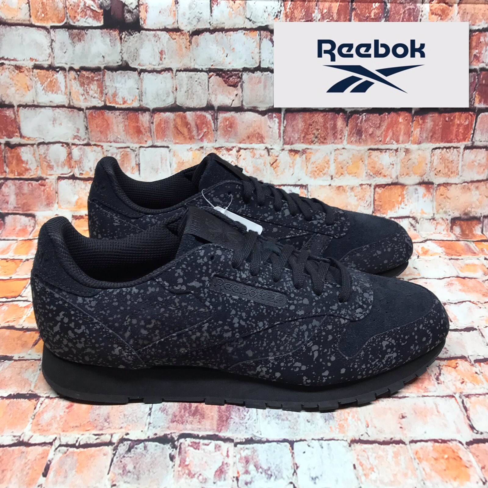 reebok trainers mens black
