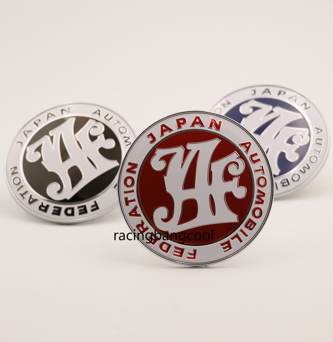 Japan Grand Prix Car Race FIA JAF 鉄製 ロゴ Amazon.com: Black Japan Automobile Federation JDM JAF METAL
