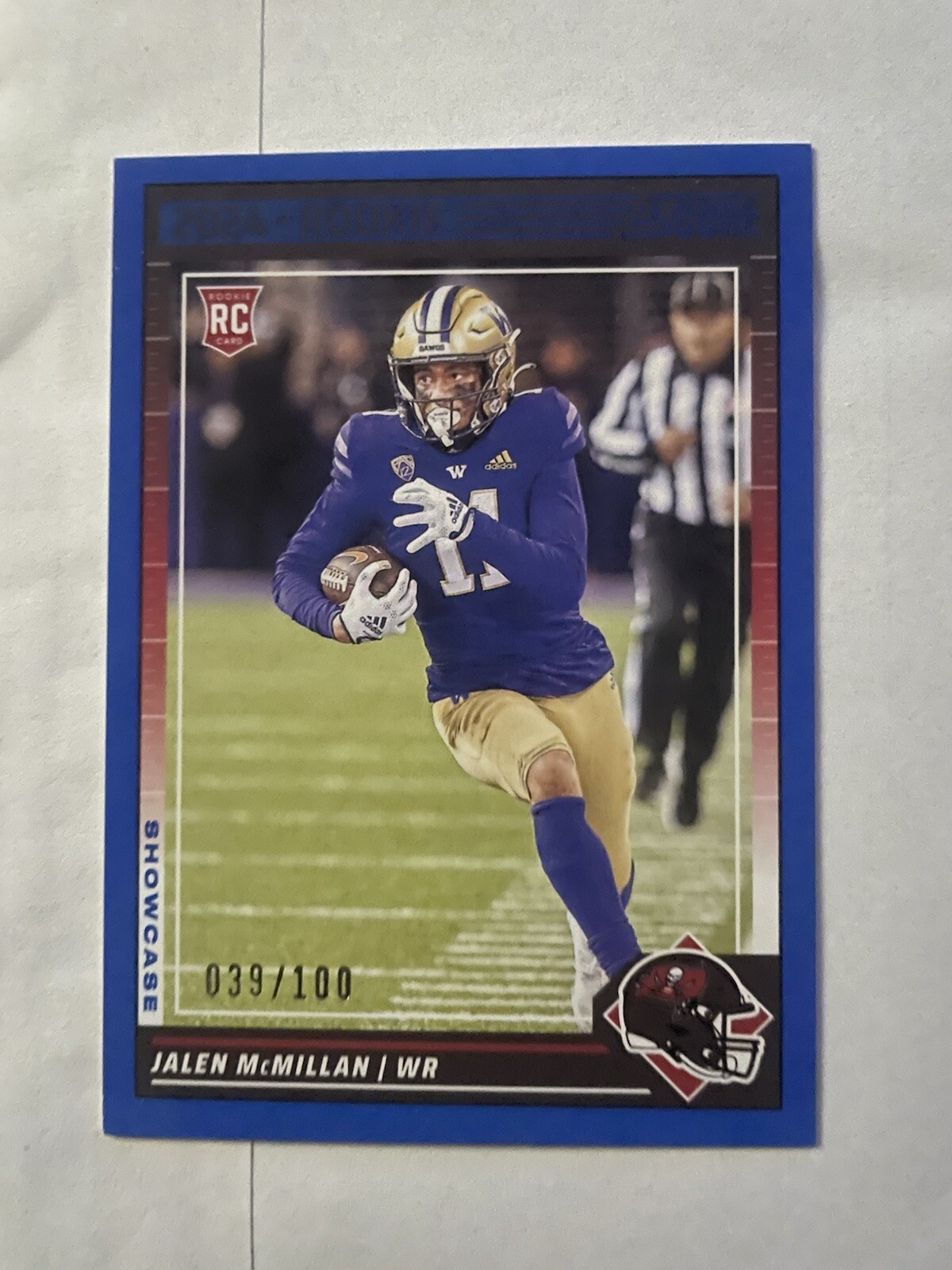 2024 Score Jalen McMillan Blue Showcase #380 39/100