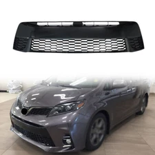 For Toyota Sienna SE 2018-20 Front Bumper Lower Grill Assembly W/o Sensor Holes