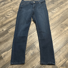Melissa McCarthy x Seven7 Jeans Womens 8 Blue Dark Wash Girlfriend  Casual