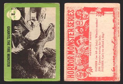 1961 Horror Monsters Series 1 Green Trading Card You Pick Singles
