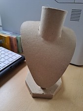 Pappmaché Büste 19,5x14x10cm Schmuckhalter ...