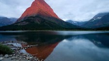 Landscape mountains water nature Custom Gaming Mat Desk