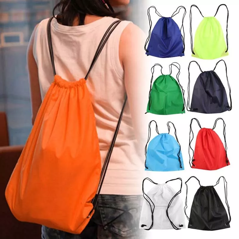 Fashion HikingTravel Rope Bags Drawstring Backpack Waterproof Casual Simple  Bag