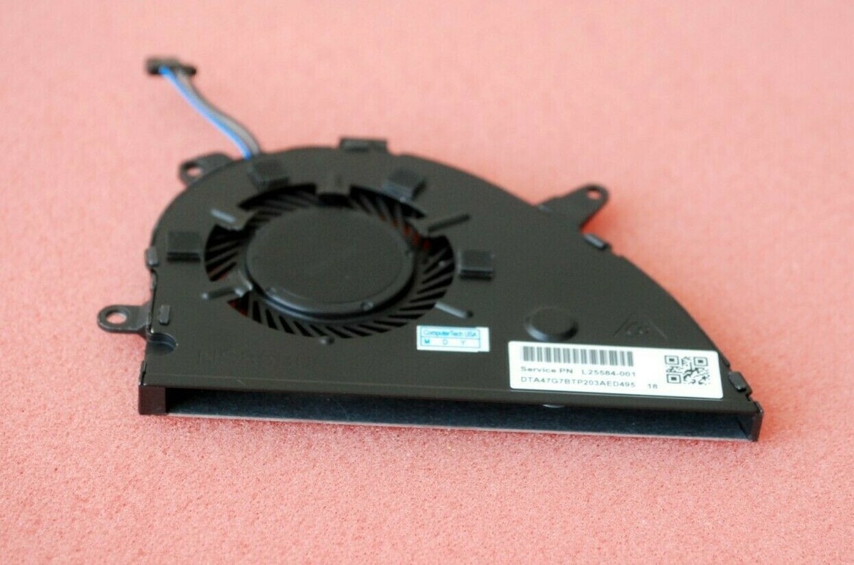 Ventola Di Raffreddamento CPU Per Laptop HP Pavilion 15-cs E 15-cw - P/N L25584-001 - 4 Pin - 4