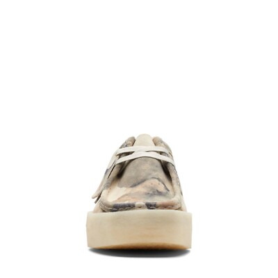 Clarks Originals Men's Wallabee Cup Off White Camo 26166081 | eBay