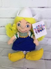 Disney Store Parks Holland Girl It's a Small World Ride Plush Bean Bag Doll