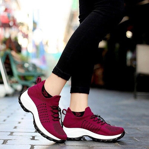 Damen Ortho Stretch Cushion Sneakers Orthopädische Diabetiker-Laufschuhe~ - Bild 9 von 28