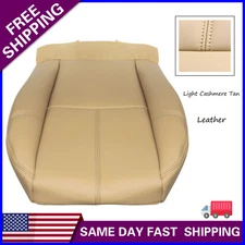 For 2007-2013 Chevy Suburban 2500 Driver Bottom Leather Seat Cover Tan Cashmere