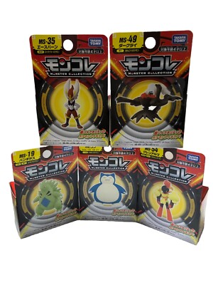 Pokemon Moncolle MS-19,29,35,49,54 Lot Of 5 Figures Pokemon Takara