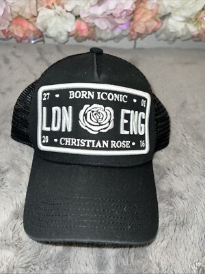 Accessories Cap Christian Rose Iconic Trucker Baseball Snapback in Silver  UK