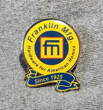 LMH Pin Pinback FRANKLIN Manufacturing Hardware American Homes HOME DEPOT Lowes