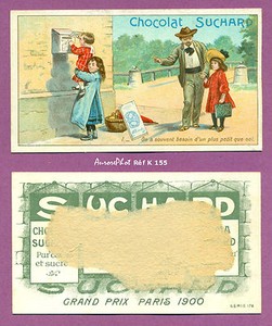 Chromo Chocolat Suchard On A Souvent Besoin D Un Plus Petit Que Soi K155 Ebay