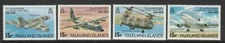 Falkland Islands 1993 RAF set SG 676-679 Mnh.