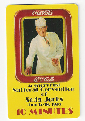 TK5X Telefonkarte/Phonecard Sprint 10u Coca-Cola Soda Jerk Convention