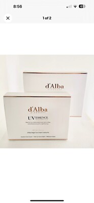 2 BOX x d Alba DALBA Waterfull UV Essence Vegan Sun Cream 3-piece Kit