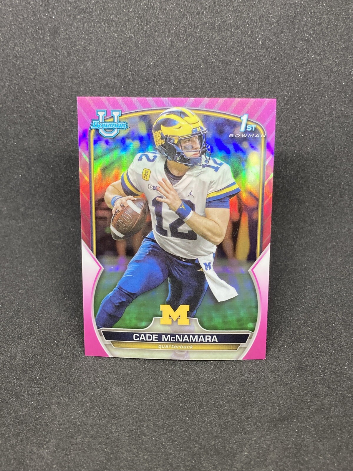 2022 Bowman University Chrome - Pink Refractor #99 Cade McNamara (RC)