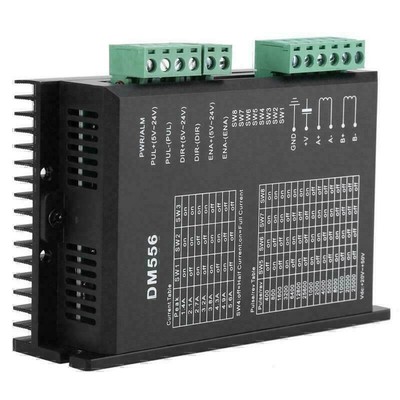 Digital Stepper Motor Driver 1.0-5.6A 24-50VDC Fit for 42/57 Stepper motor DM556