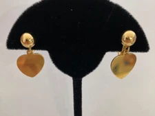 FORSTNER 1/20 12K Gold Filled BALL & HEART EARRINGS
