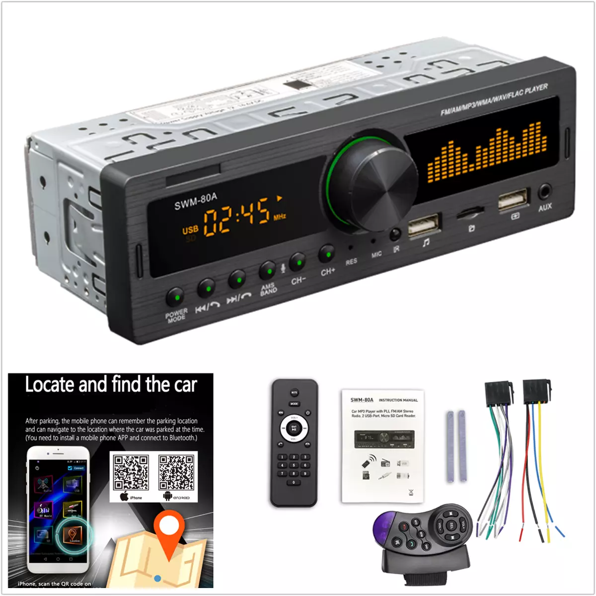 Connecting mp3 player shop to car radio