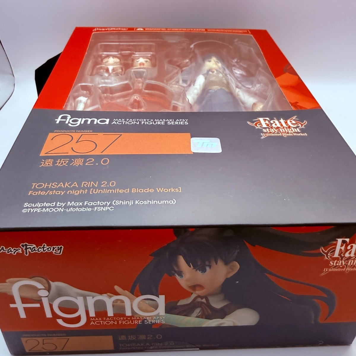 Rin Tohsaka 2.0 figma 259 Fate UBW Action Figure GSC Bonus Face