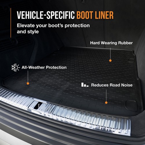 TRAVALL Rubber Car Floor Mats & Boot Mat Bundle For VW T-Roc (2017-) - Picture 2 of 7