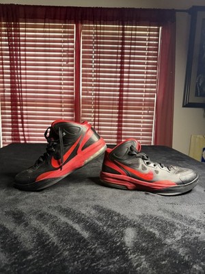 Nike AIR MAX HYPER GUARD UP Size 11.5 US Black Red Basketball Shoes 530954-006