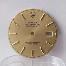 Rolex Datejust quadrante dorato champagne 16013 16233 16000 f. 36 mm (patina di superficie)