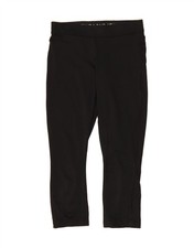 NIKE Womens Dri Fit Leggings UK 6 XS Black Polyester BK22