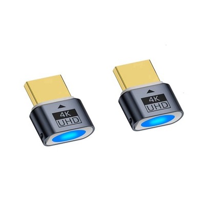 2 Stück -Kompatibler Blindstecker, 4K HDR, Virtueller , EDID, Headless Ghos5049