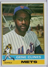1976 Topps #417 Gene Clines in EX Condition Mets