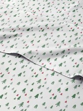 Christmas Sheet Set, Christmas Trees 4, Holiday Xmas Bedding Set - Full