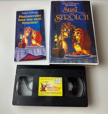 VHS Walt Disneys Meisterwerk Susi und Strolch Video-Kassette Disney Kinderfilm