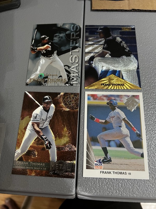 Frank Thomas ! Nice HOF Lot. Includes Tough Inserts. BV $42