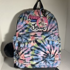 Justice Furry Tie Dye Powerpuff Girls Backpac...