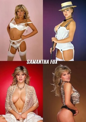 Samantha Fox Sexy Babe - Großes A3 Poster - Premium Qualität Wandbehang