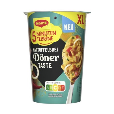 Maggi 5 Minuten Terrine Döner Taste XL Cup Packung 71g
