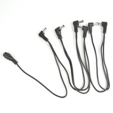 6 Way Daisy Chain Cable For Electric Guitar Effect Pedal Power Supply Cord Lead