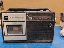 Sanyo Stereocast M4420 Vintage Radio Cassette Recorder Boombox Portable Audio