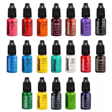 RADIANT COLORS 19 COLOR TATTOO INK SET - 1/2OZ BOTTLES