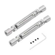 2Pcs MN82 LC79 Metal Drive Shaft Driveshaft CVD for Mang Cow MN82 LC79 RC7319