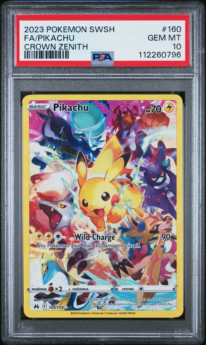 ピカチュウ IR [160/159]【英語版】ソード&シールド「クラウンゼニス」 Pikachu 160/159 Crown Zenith for sale | eBay